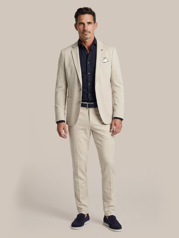 Coupe slim Pantalon à plis Suitable en beige
