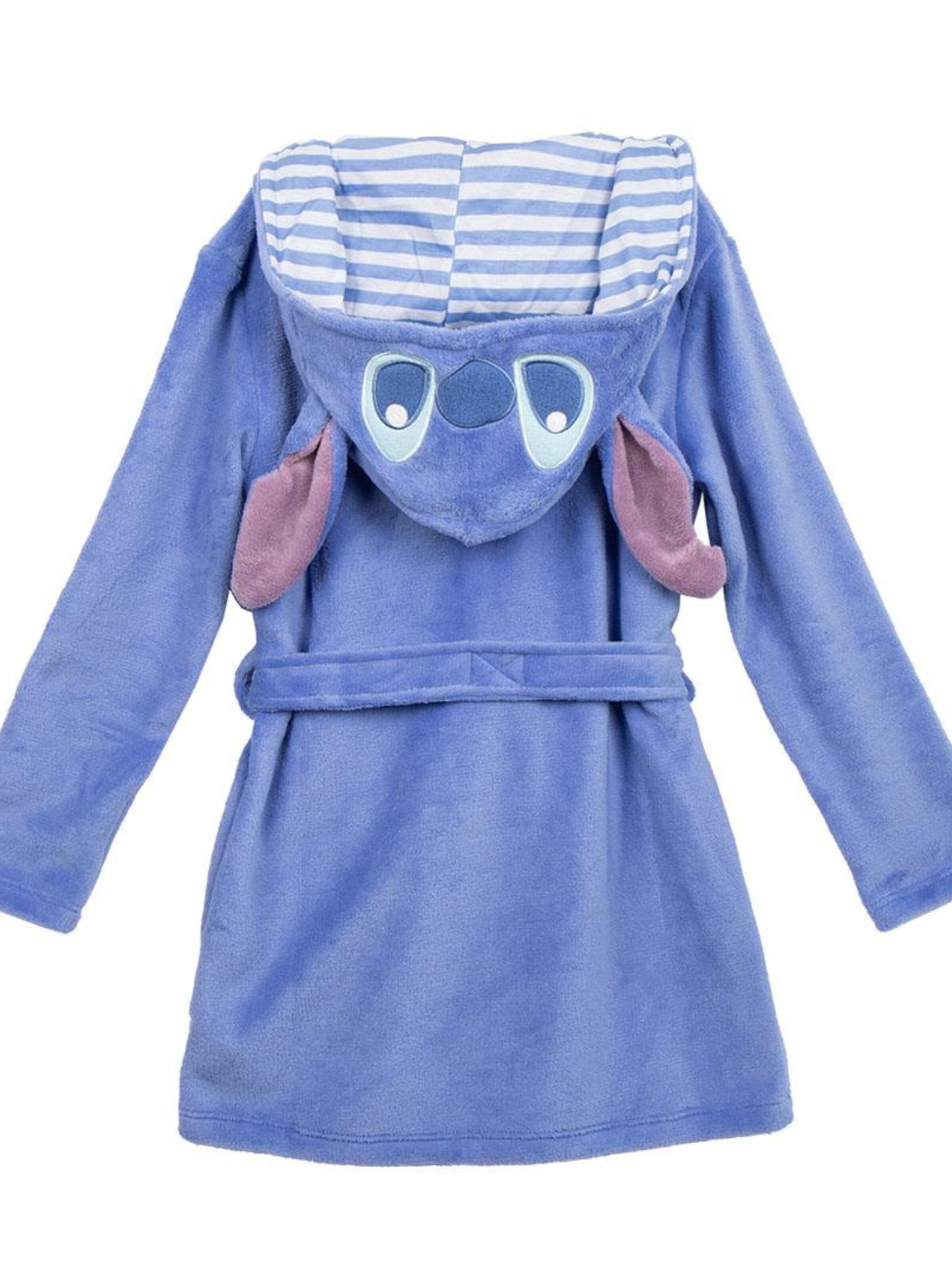 Cerdá Badjas 'Stitch Bathrobe' in Blauw