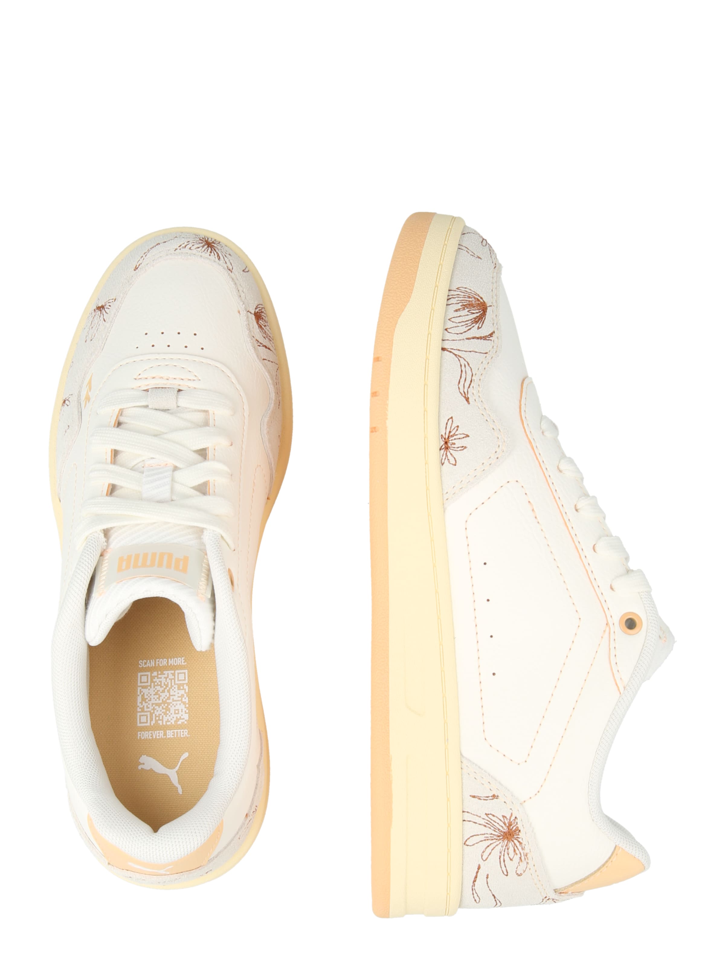 PUMA Tenisky 'Court Classy' – bílá: boční strana