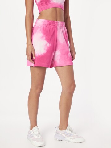 Largi Pantaloni 'Colour Fade' de la ADIDAS ORIGINALS pe roz: față