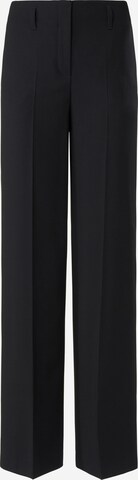 Wide Leg Pantalon Peter Hahn en noir : devant