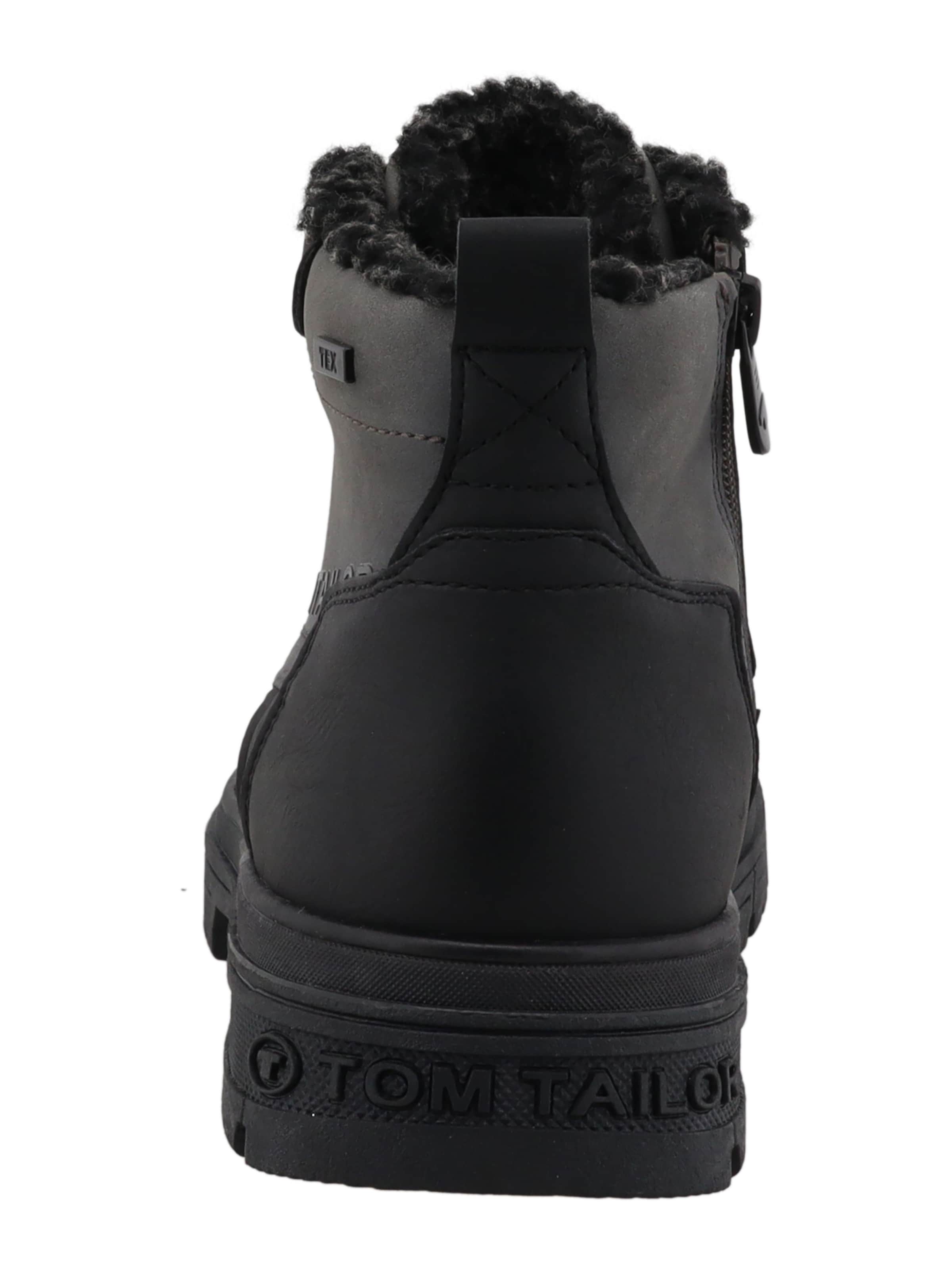 TOM TAILOR Ботинки на шнуровке в Серый