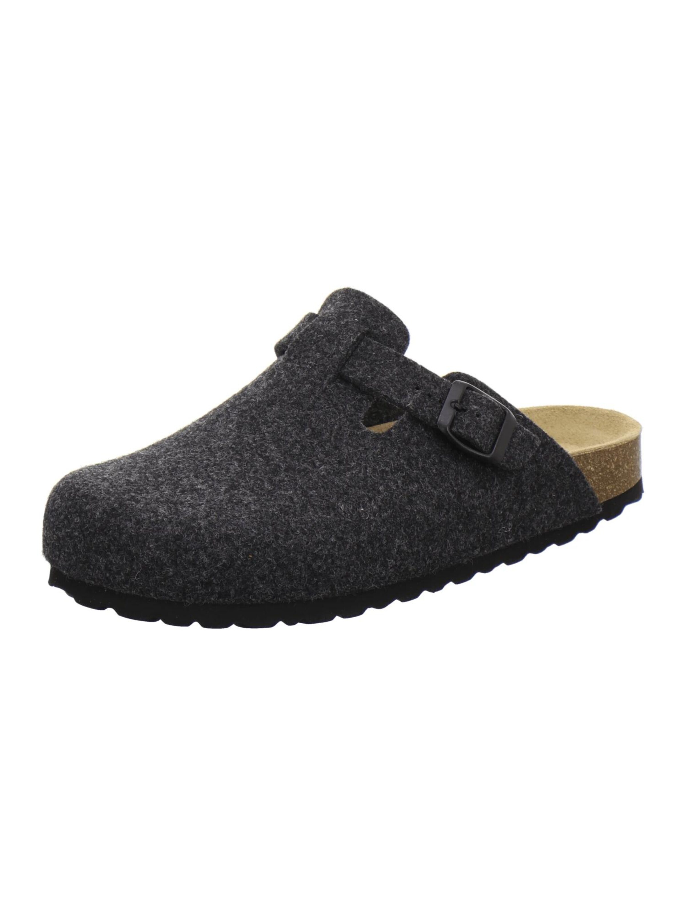 AFS-Schuhe Hausschuh 'Hausschuhe Herren Filz anthrazit'‌‌‌‌‌‌‌‌ in Grau: Vorderseite