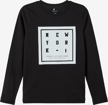 T-Shirt NAME IT en noir : devant