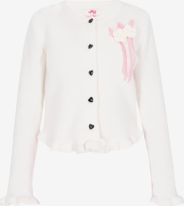 Cardigan MYMO en blanc : devant
