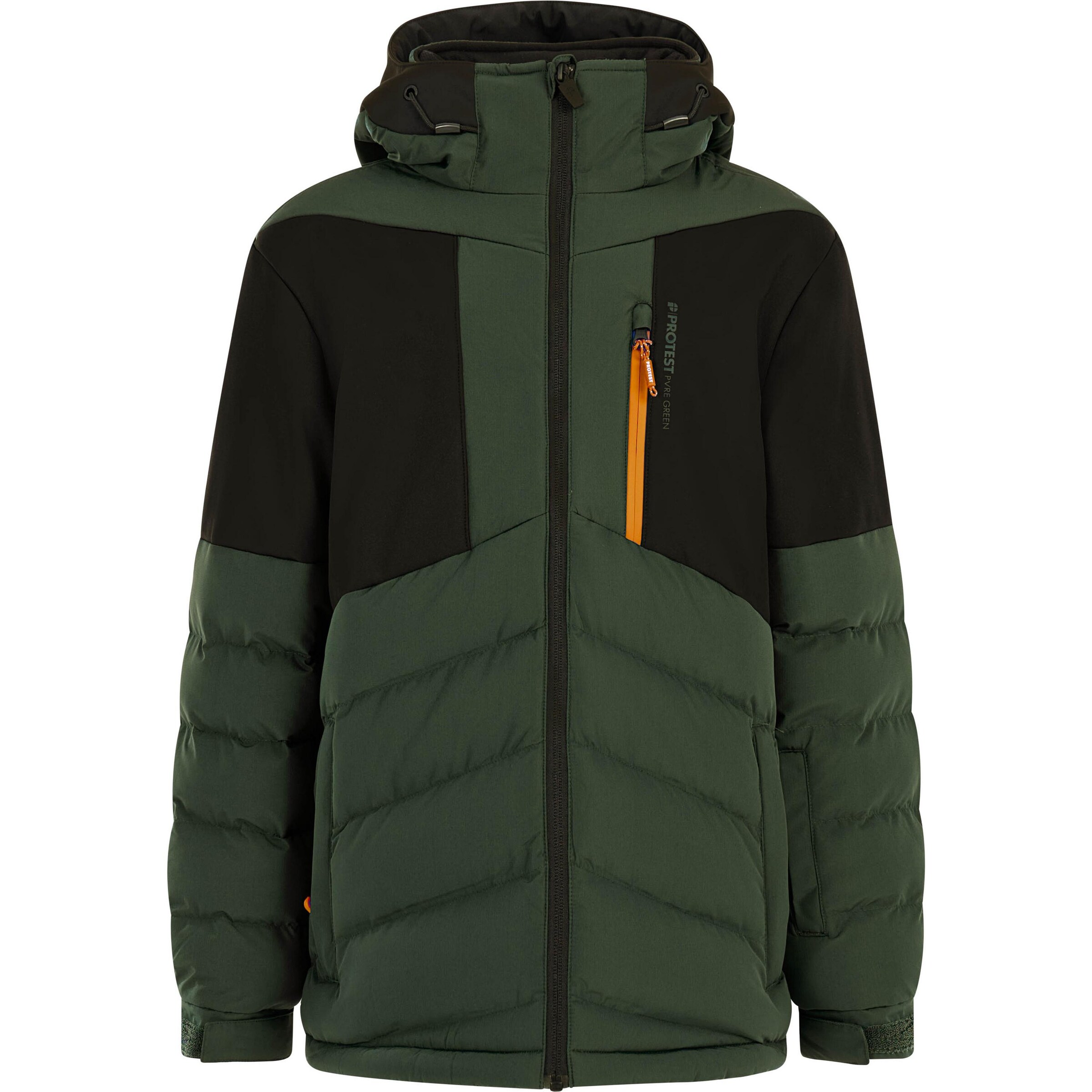 PROTEST Athletic Jacket 'Brucer' in Green: front