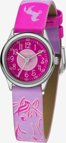 Jacques Farel Uhr in Pink: front