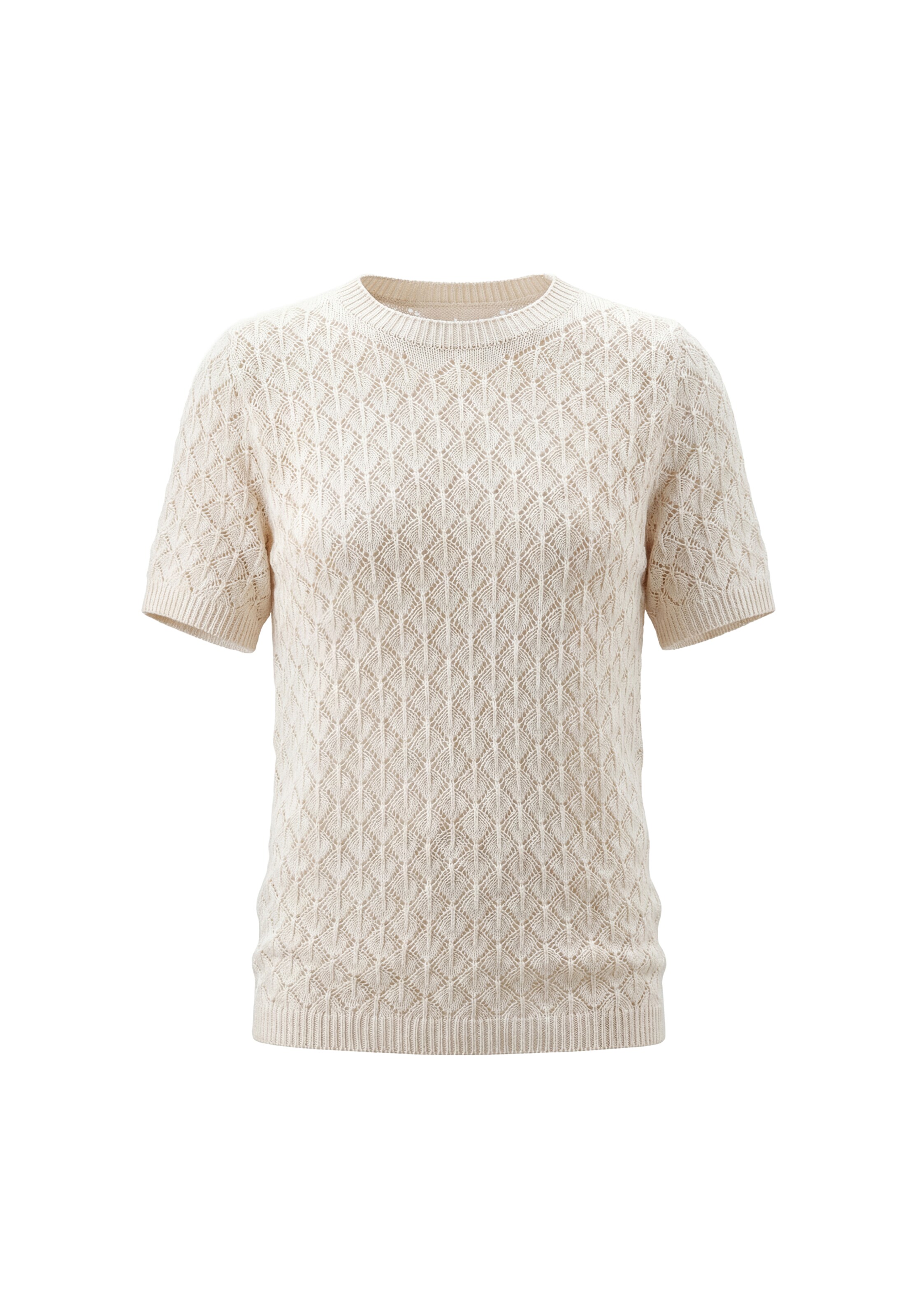 usha FESTIVAL - Jersey en beige: frente
