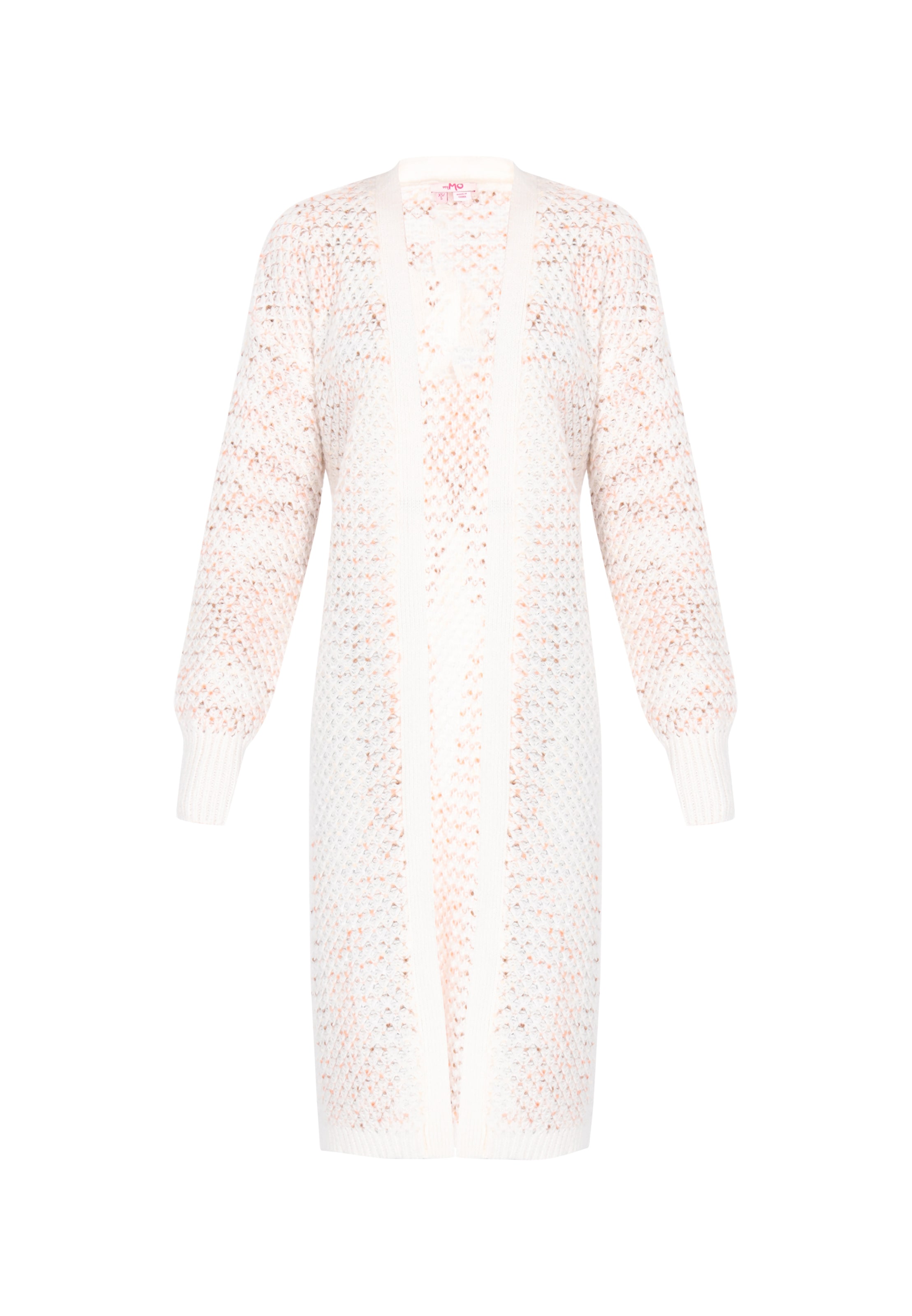 MYMO Kardigan – bílá: přední strana