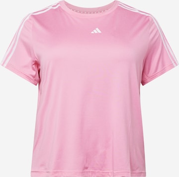 T-shirt fonctionnel 'Essentials' ADIDAS PERFORMANCE en rose : devant