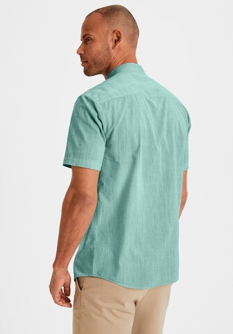 H.I.S Regular fit Button Up Shirt in Green