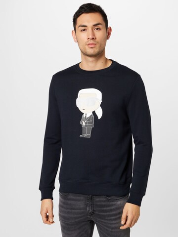 Karl Lagerfeld Sweatshirt in Blue: front