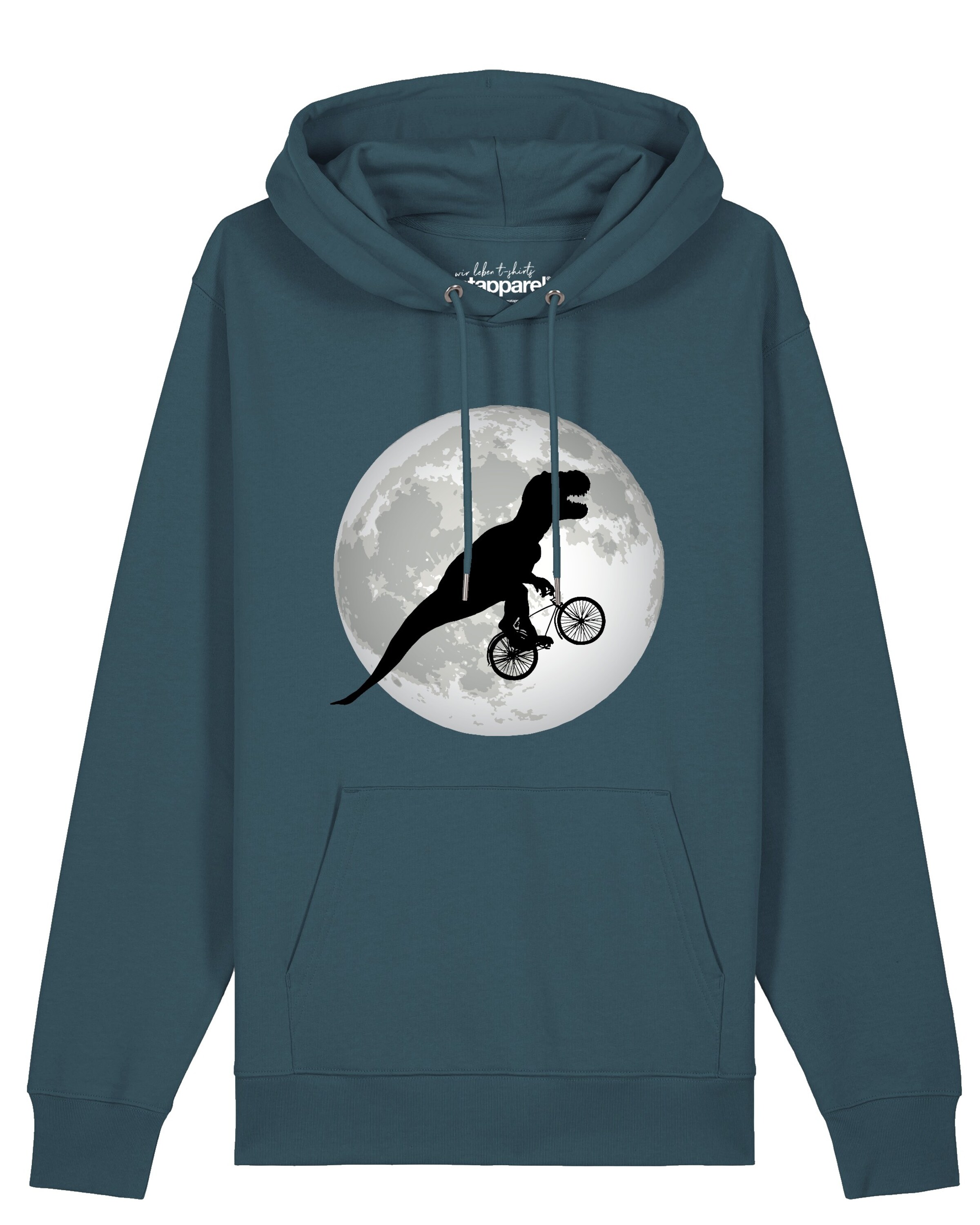 Sweat-shirt 'Flying TRex' Watapparel en bleu : devant