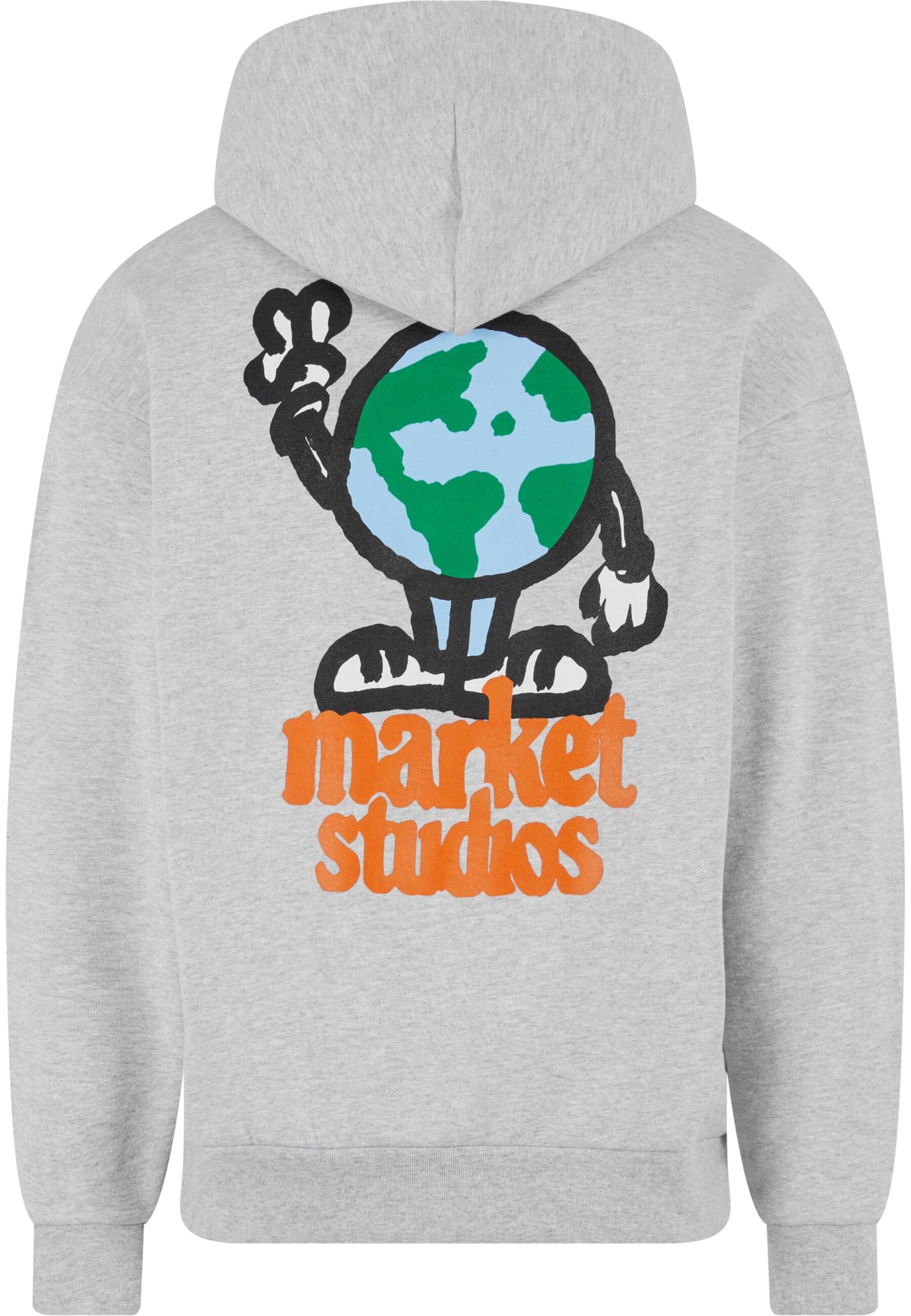 Sweat-shirt 'World Peace' MARKET en gris