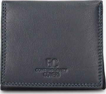 Portamonete 'Portafoglio uomo vera pelle con bottone pressione - Coveri' di Coveri Collection in blu: frontale
