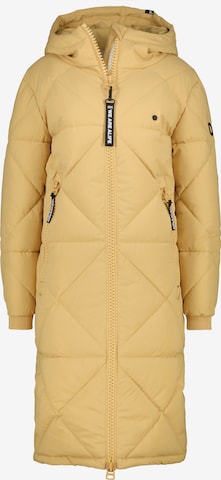 Alife and Kickin - Sobretudo de inverno 'Enya' em amarelo: frente