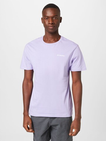 COLUMBIA Sportshirt 'North Cascades™' in Lila: Vorderseite