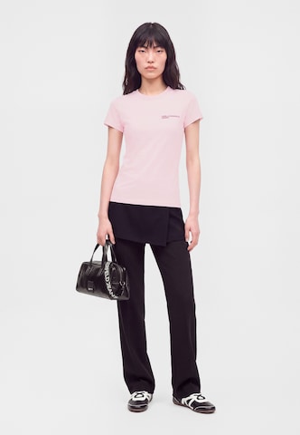 KARL LAGERFELD JEANS Póló - rózsaszín