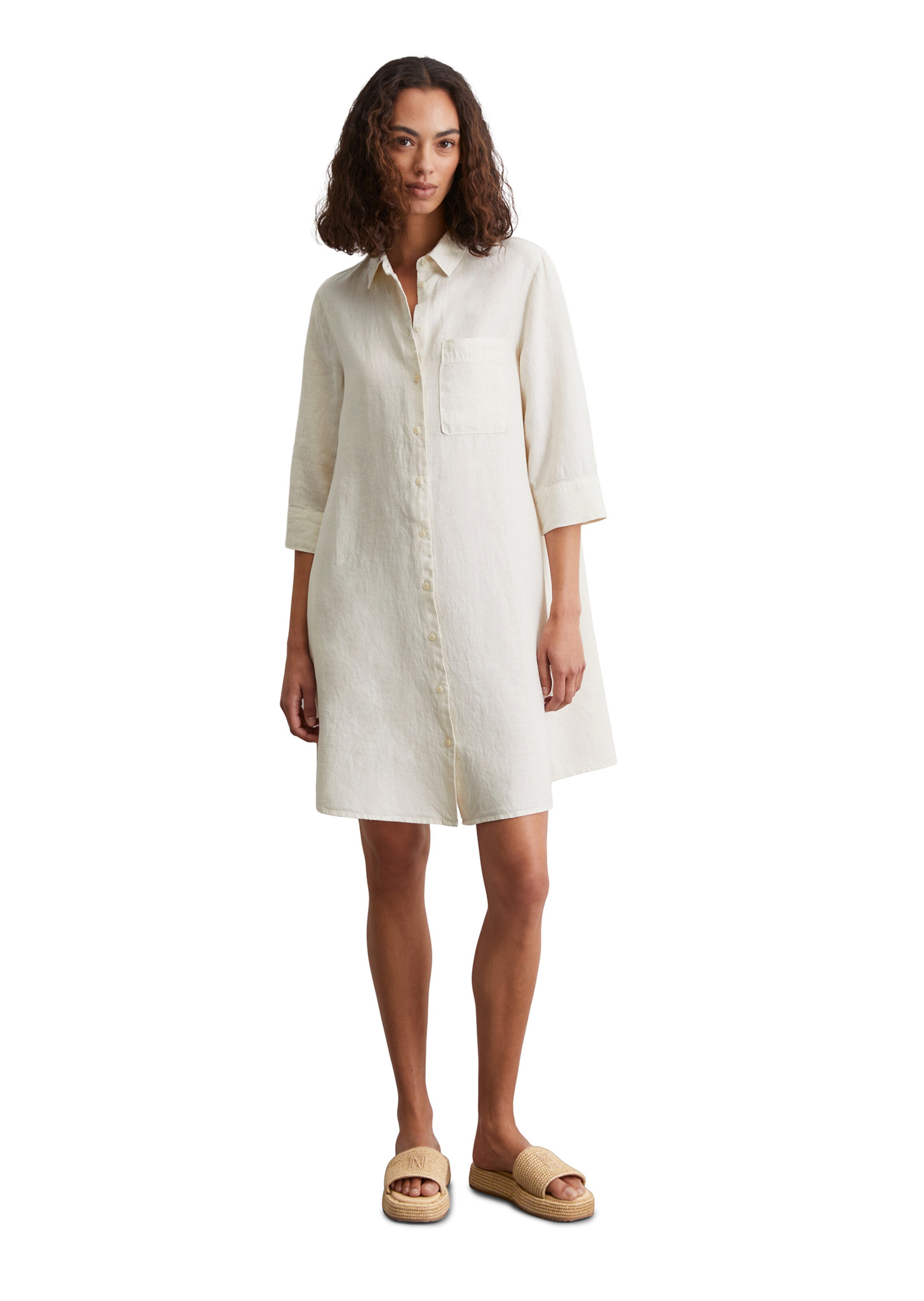 Marc O'Polo Shirt dress in Beige