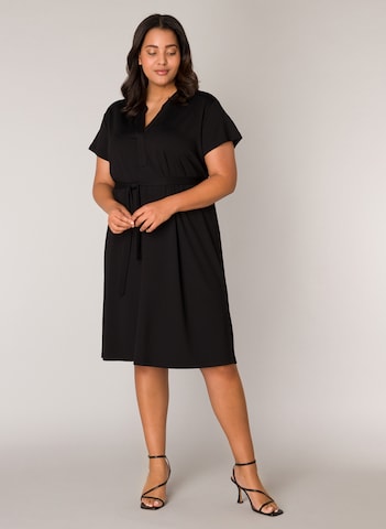 BASE LEVEL CURVY Kleid in Schwarz