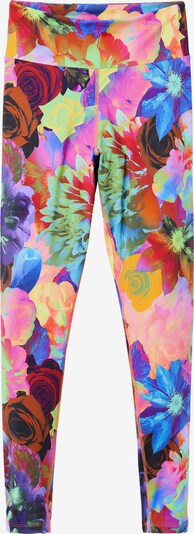 Leggings 'Tulipa' Desigual pe azur / verde măr / lila / purpuriu, Vizualizare produs