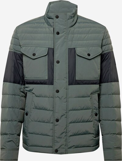 BOSS Casual Jacke 'Ovano' in khaki / schwarz, Produktansicht
