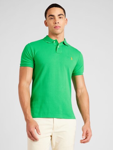 Polo Ralph Lauren Klasický střih Tričko – zelená: přední strana