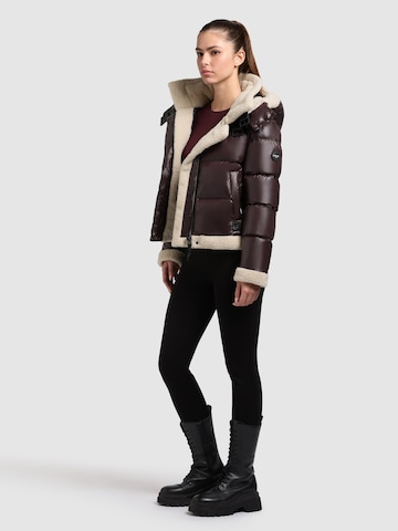 Veste d’hiver 'Nessie2' khujo en marron