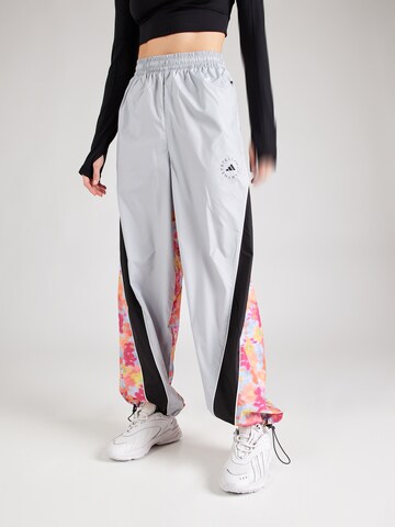 ADIDAS BY STELLA MCCARTNEY Tapered Workout Pants in Grey: front