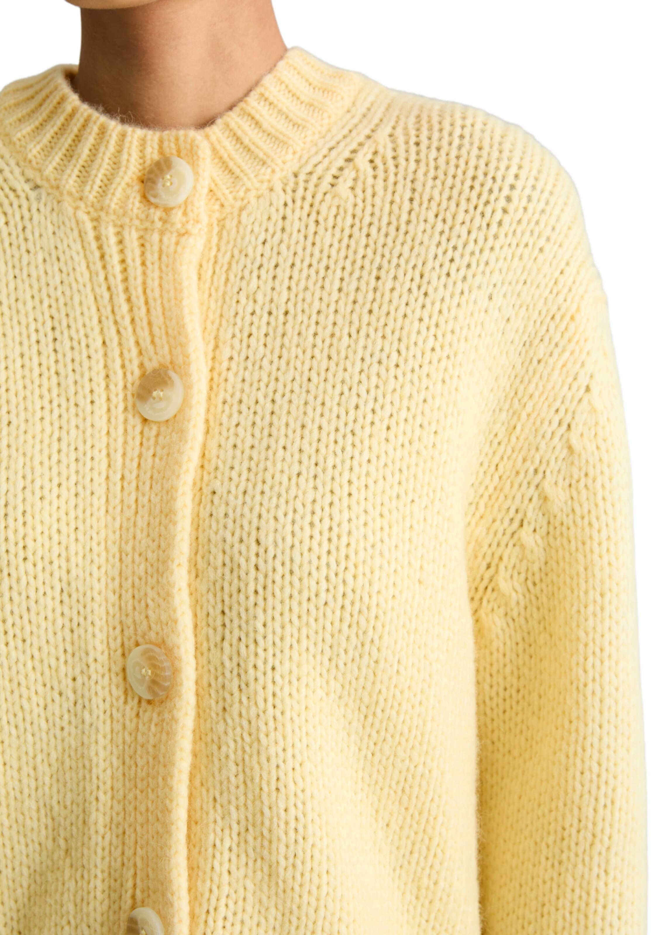Marc O'Polo DENIM Strickjacke in Gelb