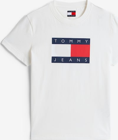 Marškinėliai iš Tommy Jeans, spalva – tamsiai mėlyna / raudona / balta, Prekių apžvalga