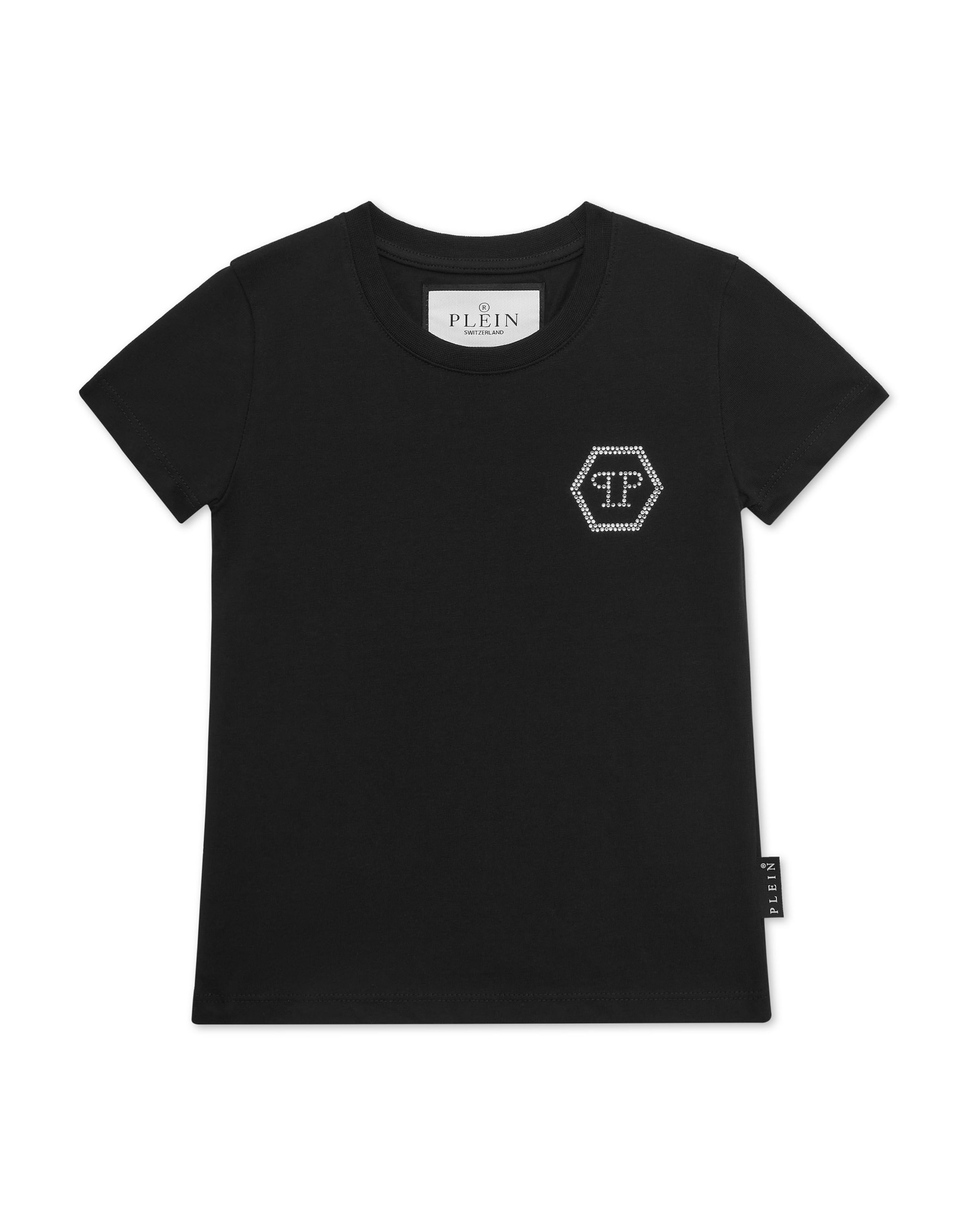 Philipp Plein - Camiseta en negro: frente
