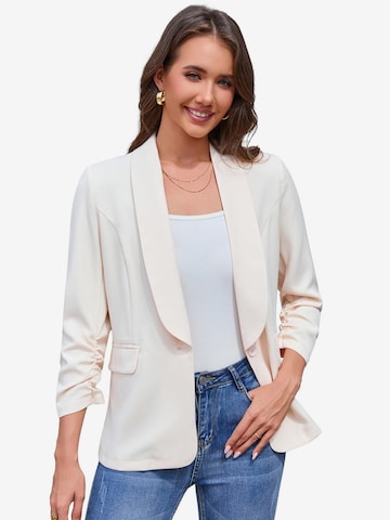 Yesfashion Marynarka w kolorze beżowy: przód