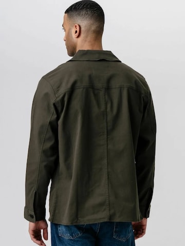 Veste mi-saison ' Twill Shirt ' TEESHOPPEN en vert