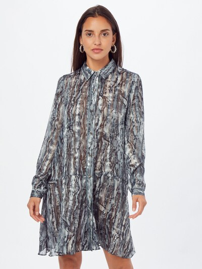 Rochie tip bluză Freebird pe gri / mai multe culori, Vizualizare model