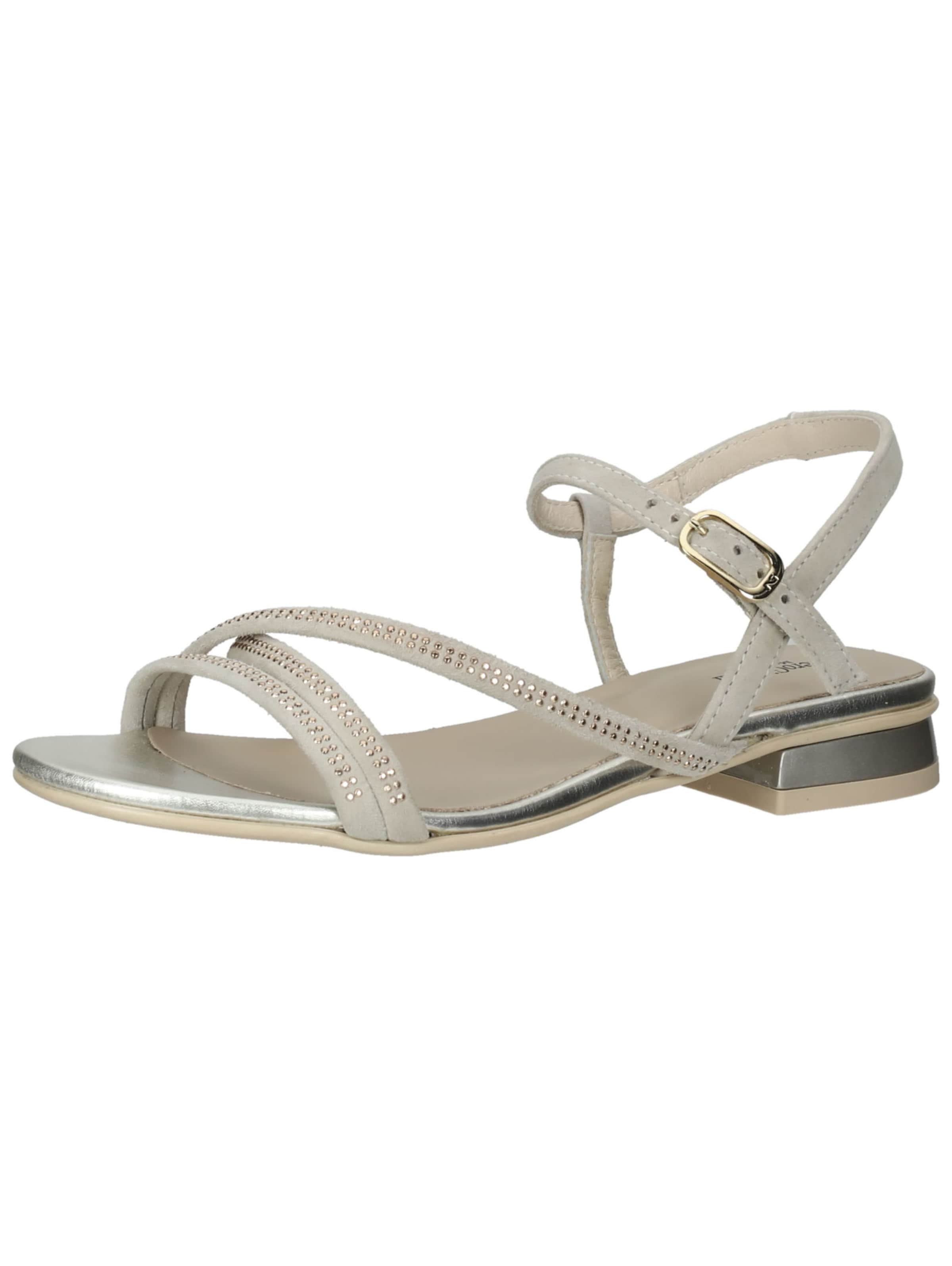 Nero Giardini Strap sandal in Silver: front