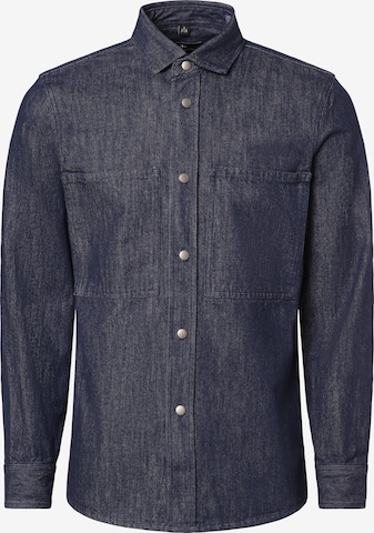 Nils Sundström Button Up Shirt in Blue: front