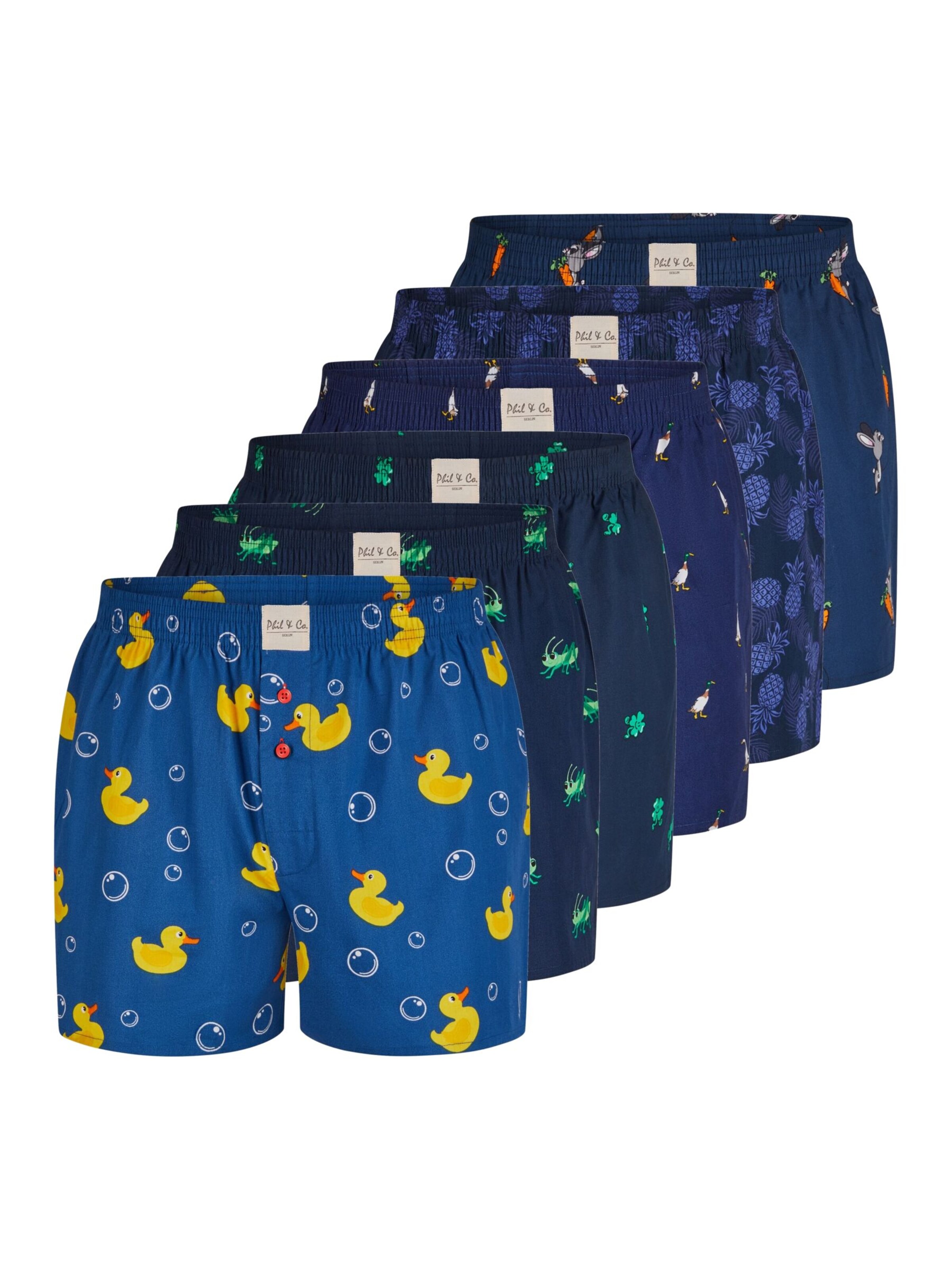 Phil & Co. Berlin Boxershorts‌‌‌‌ in Mischfarben: Vorderseite