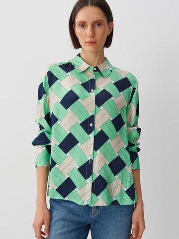 Someday Blouse 'Zologna' in Groen: voorkant