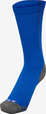 Chaussettes de sport 'Pro' Hummel en bleu : devant