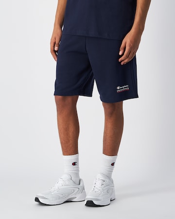 Champion Authentic Athletic Apparel Loosefit Shorts in Blau: Vorderseite