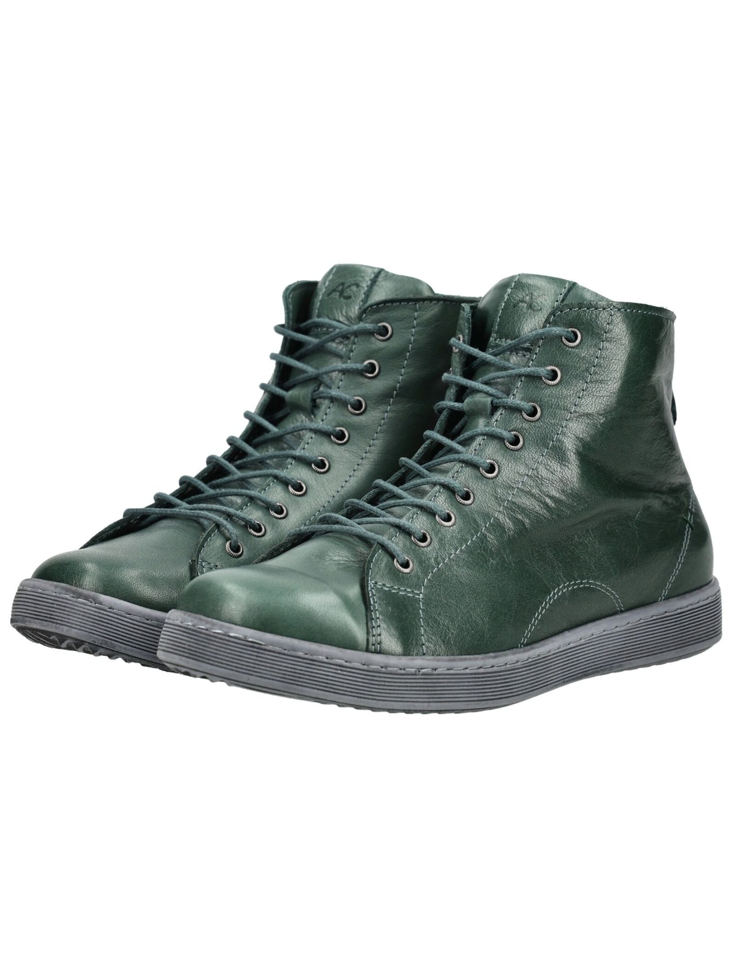 ANDREA CONTI Lace-up bootie in Green