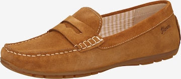 Mocassin SIOUX en marron : devant