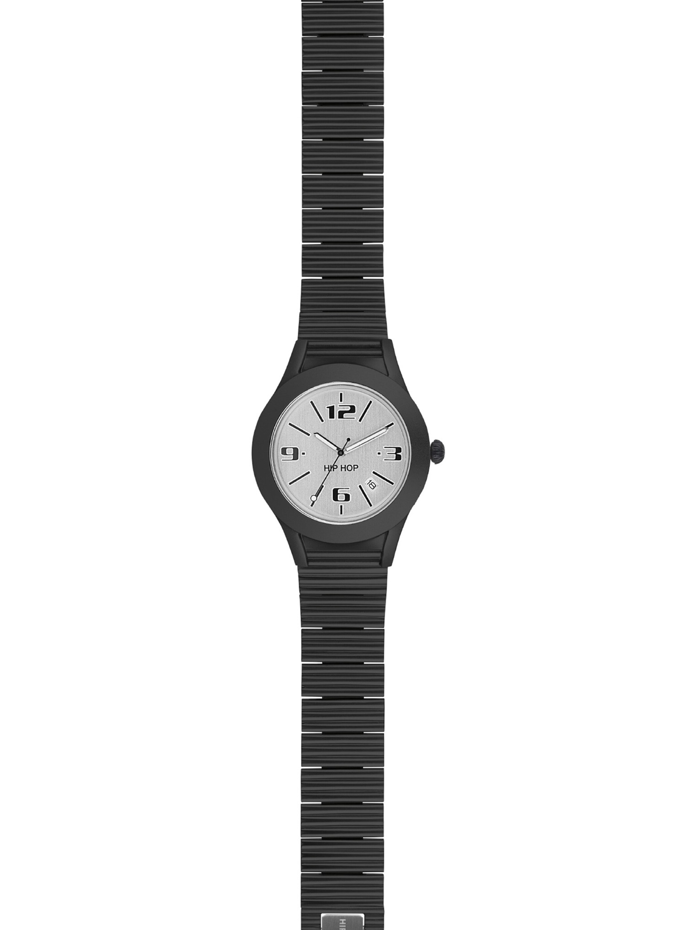 Hip Hop Analog Watch in Black