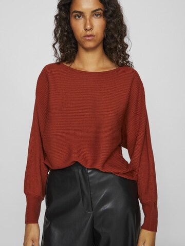 VILA Sweater in Brown