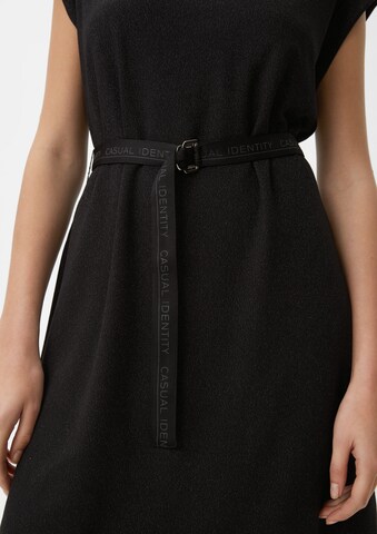 comma casual identity Jurk in Zwart