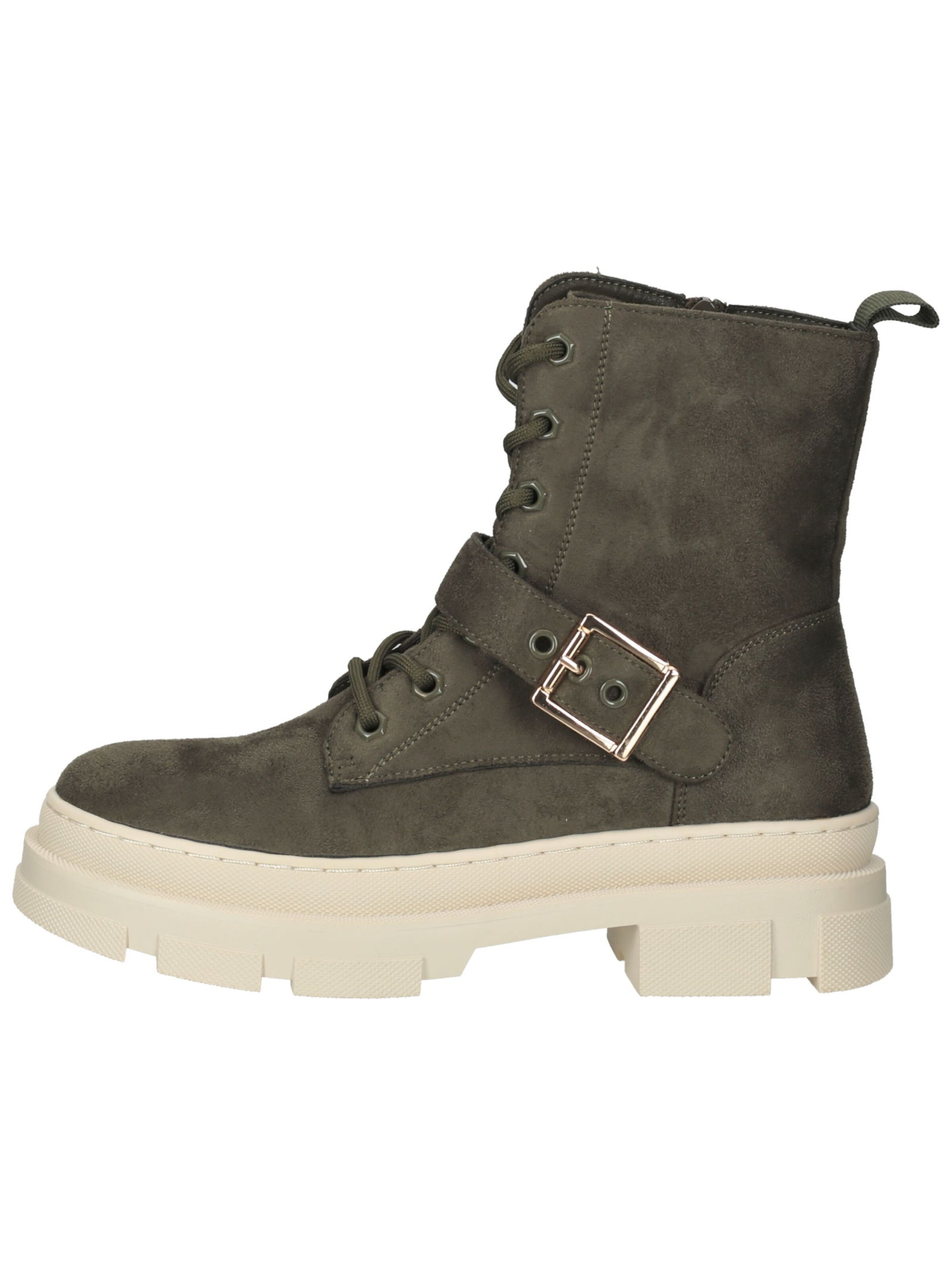 LA STRADA Lace-up bootie in Green