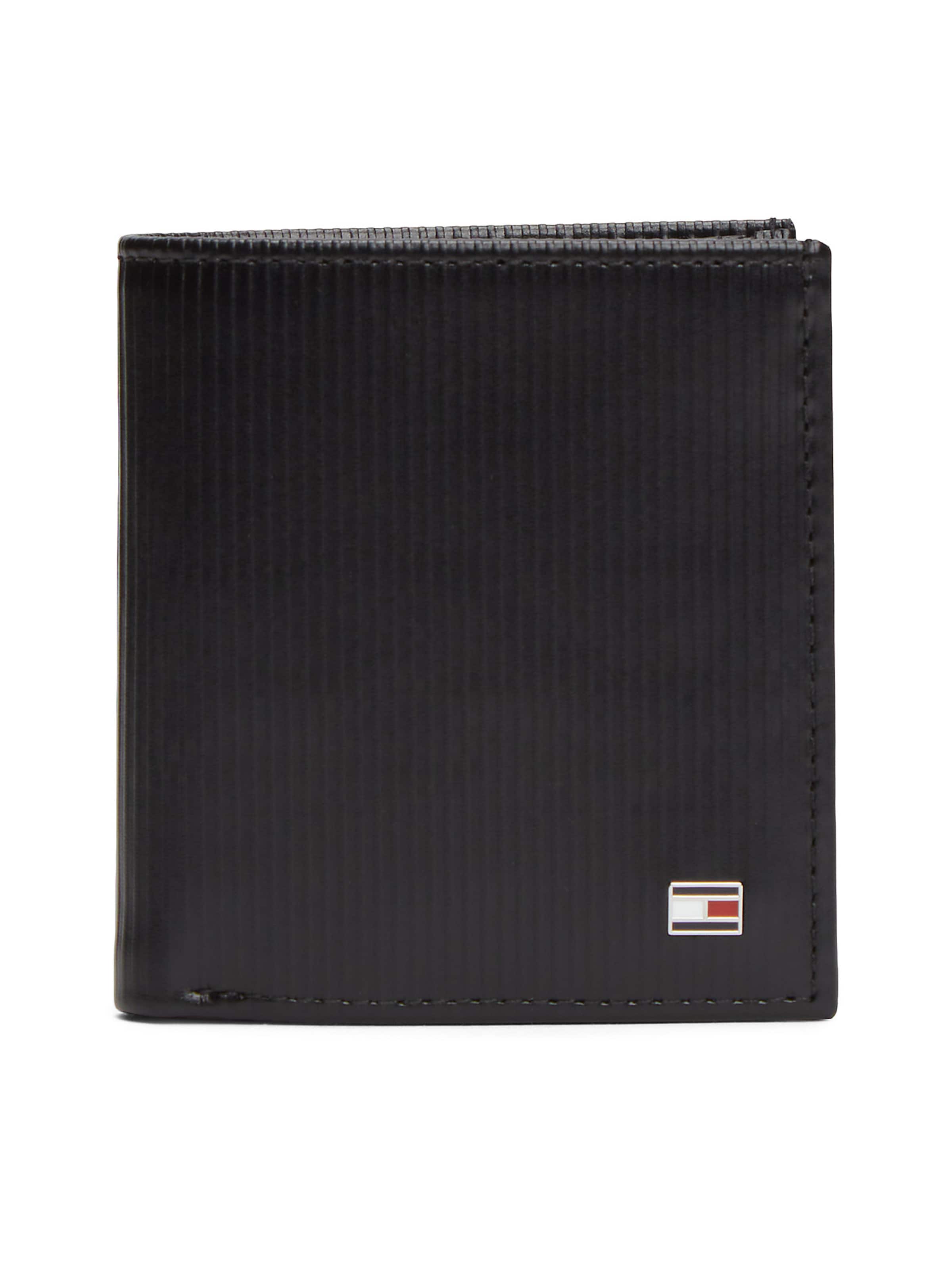 TOMMY HILFIGER Wallet in Black: front