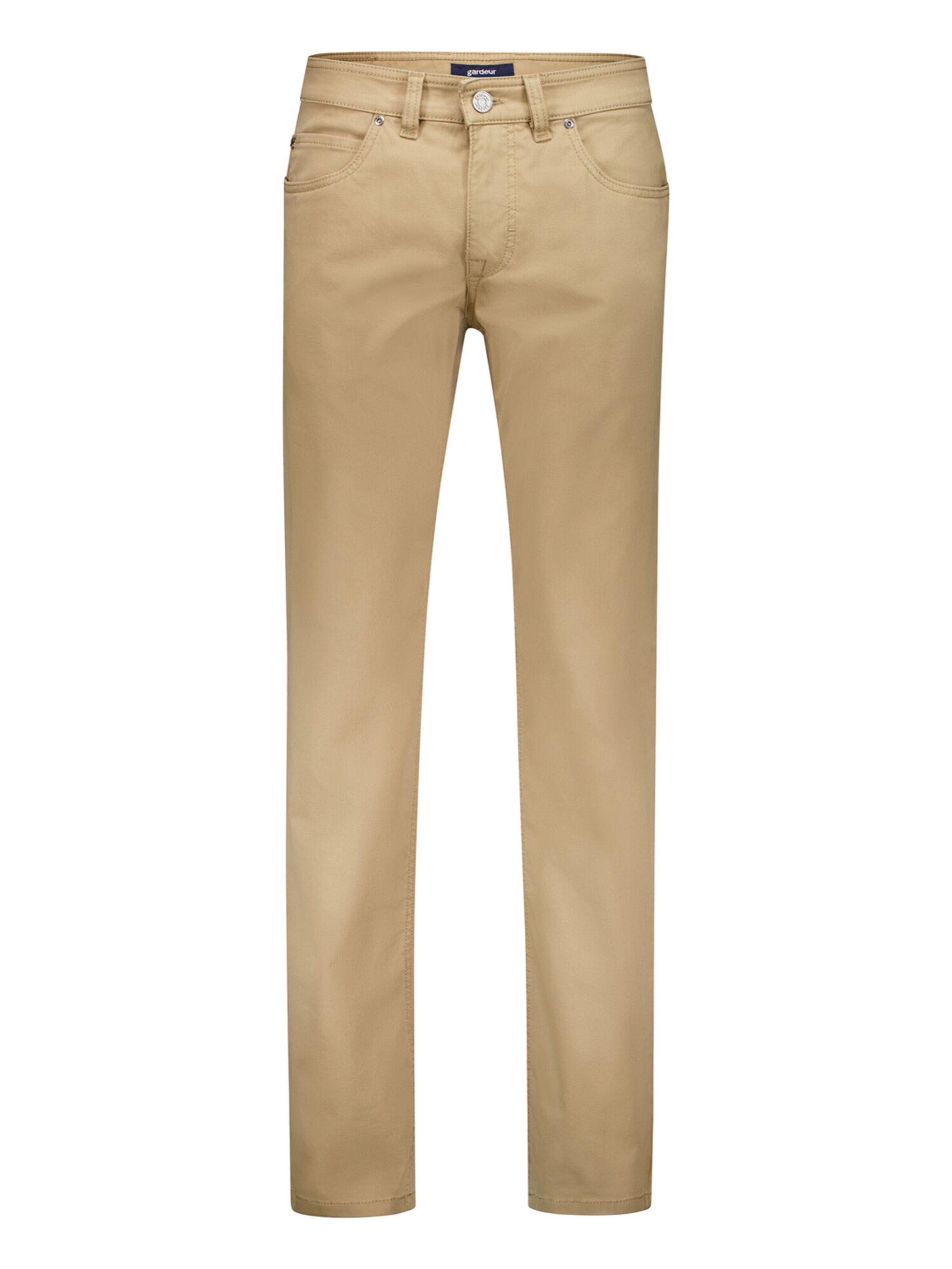 Gardeur Slimfit Hose 'Bill' in Beige: Vorderseite