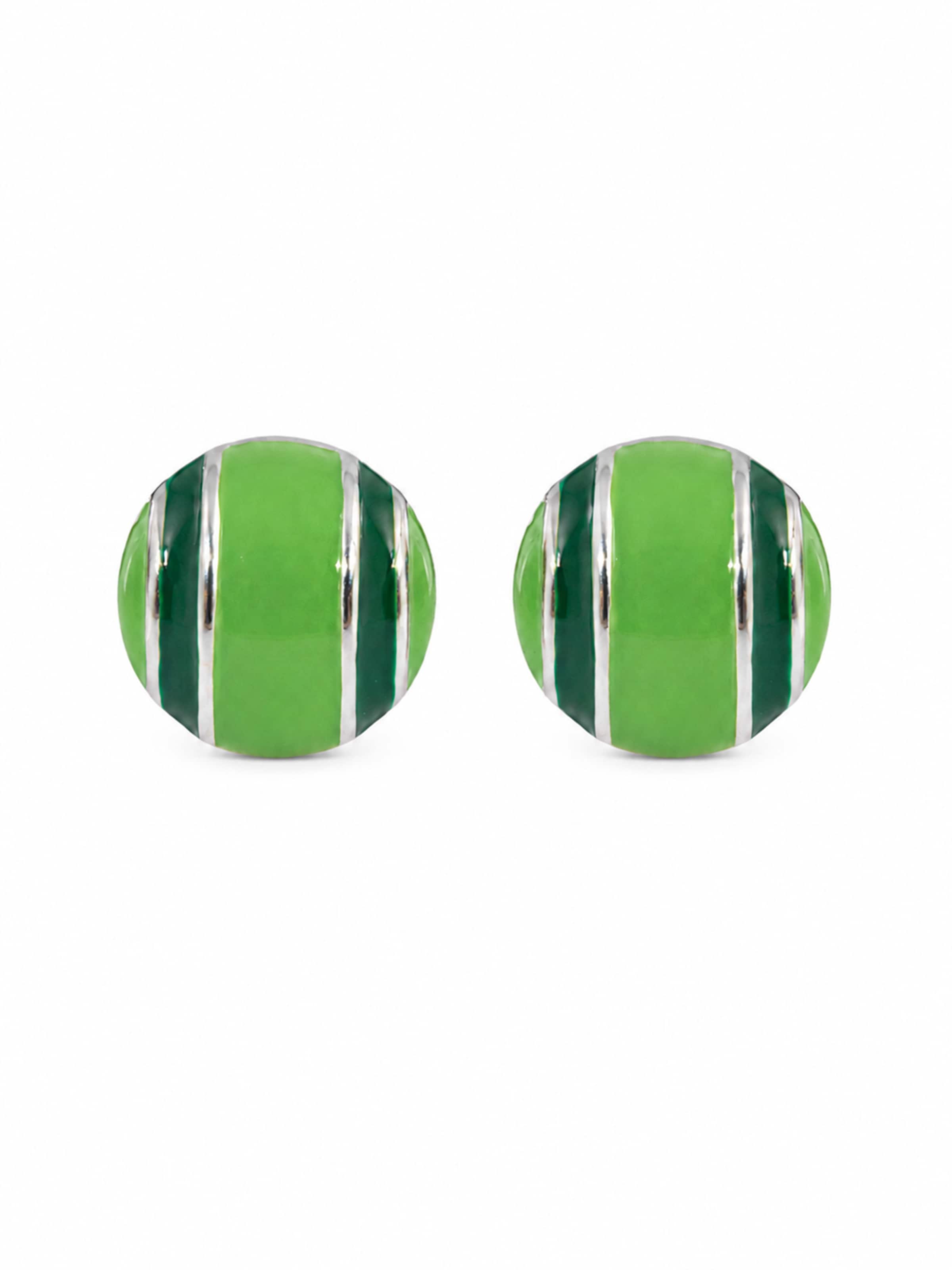 RteRme Earrings in Green: front